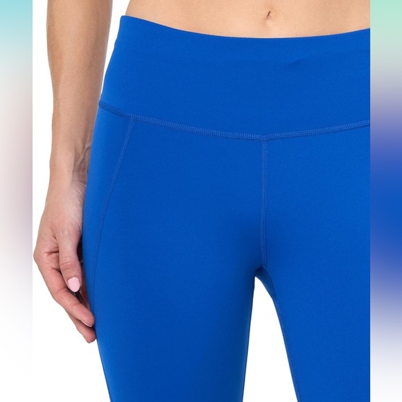 Sweaty Betty Power 7/8 leggings small 4 / 6 htf cerulean blue EUC pockets - Picture 2 of 11
